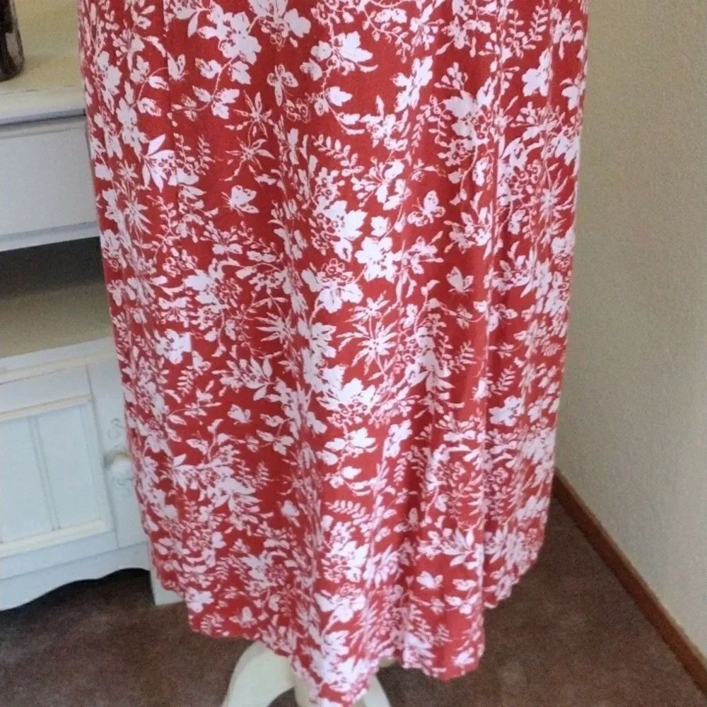 Chadwicks of Boston Linen Floral Dress - Picture 7 of 11
